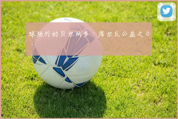 球场外的贝尔纳多·席尔瓦公益之路